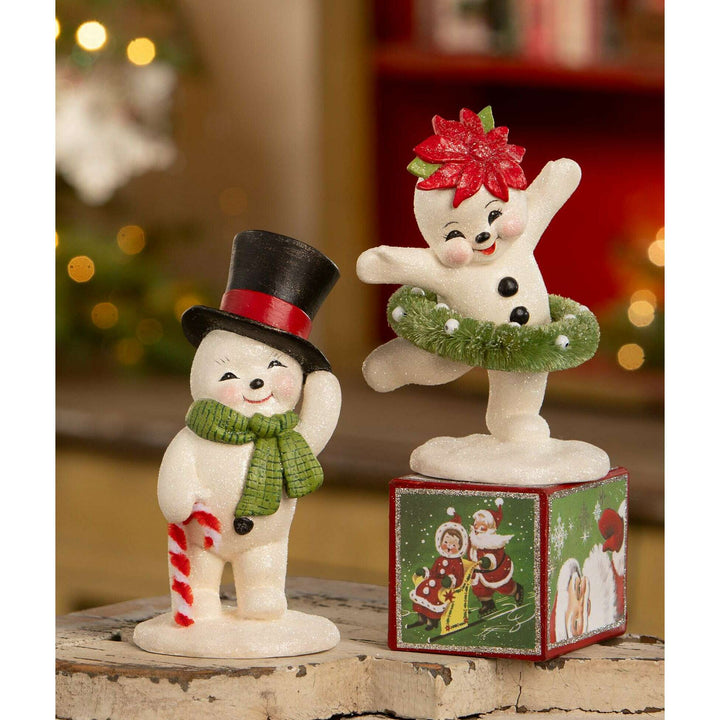 Dancing Snowman Girl by Bethany Lowe Designs, image 3