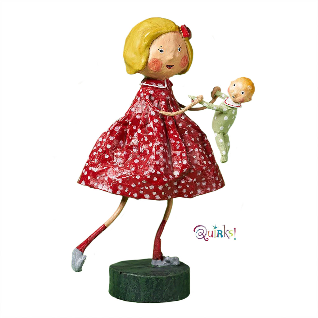 Dancing with Baby Lori Mitchell Christmas Figurine - Quirks!
