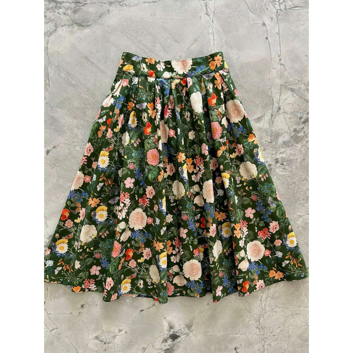 Dark Floral Doris Skirt
