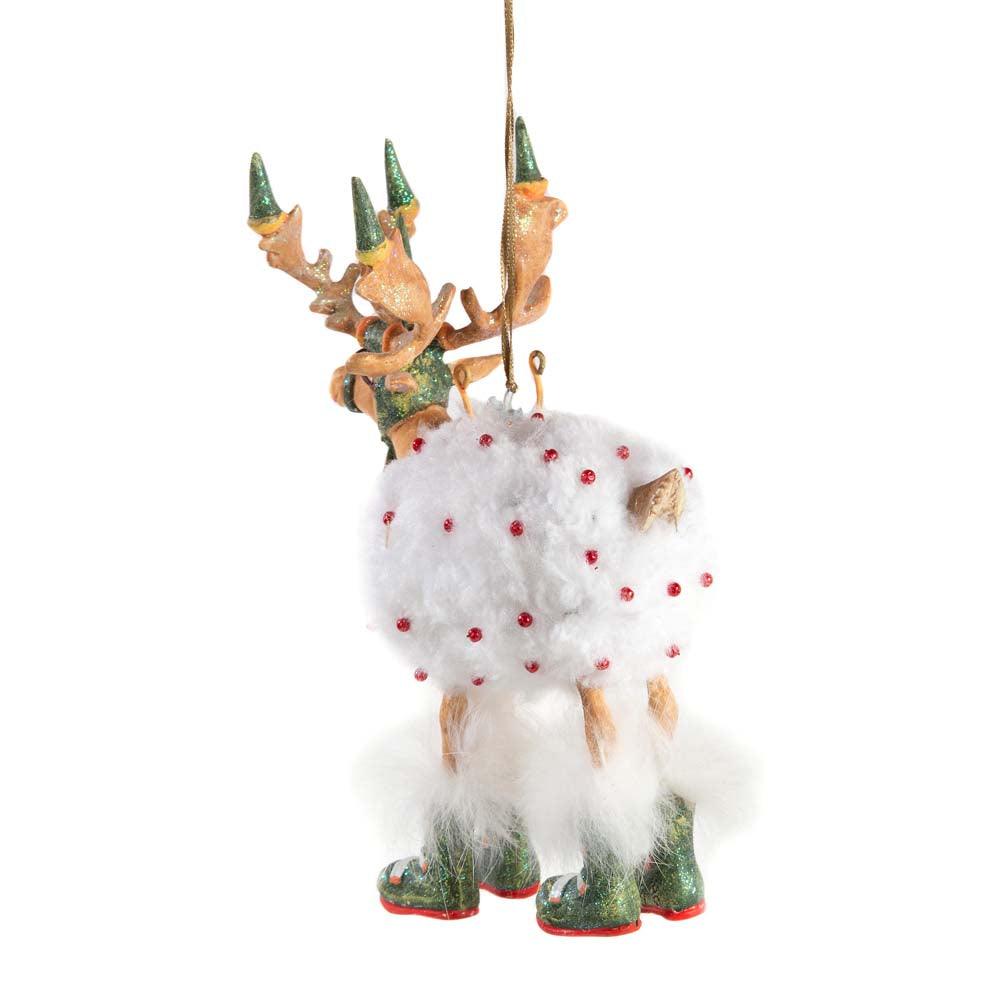 Dash Away Blitzen Reindeer Ornament by Patience Brewster - Quirks!