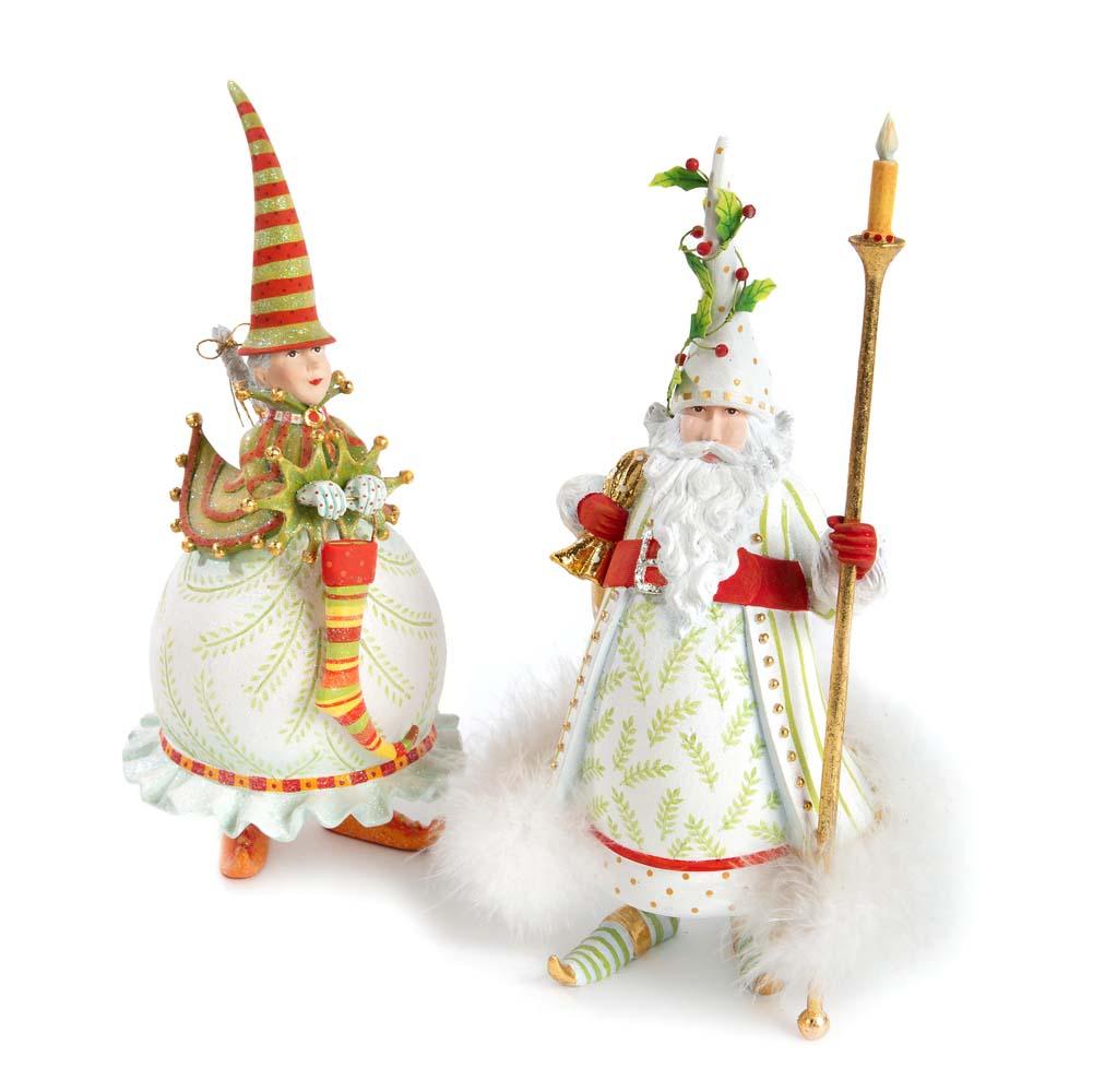 Dash Away Candlelight Santa Figure by Patience Brewster - Quirks!