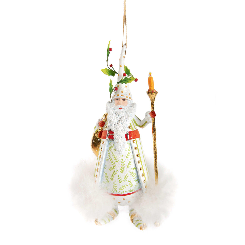 Dash Away Candlelight Santa Ornament by Patience Brewster - Quirks!
