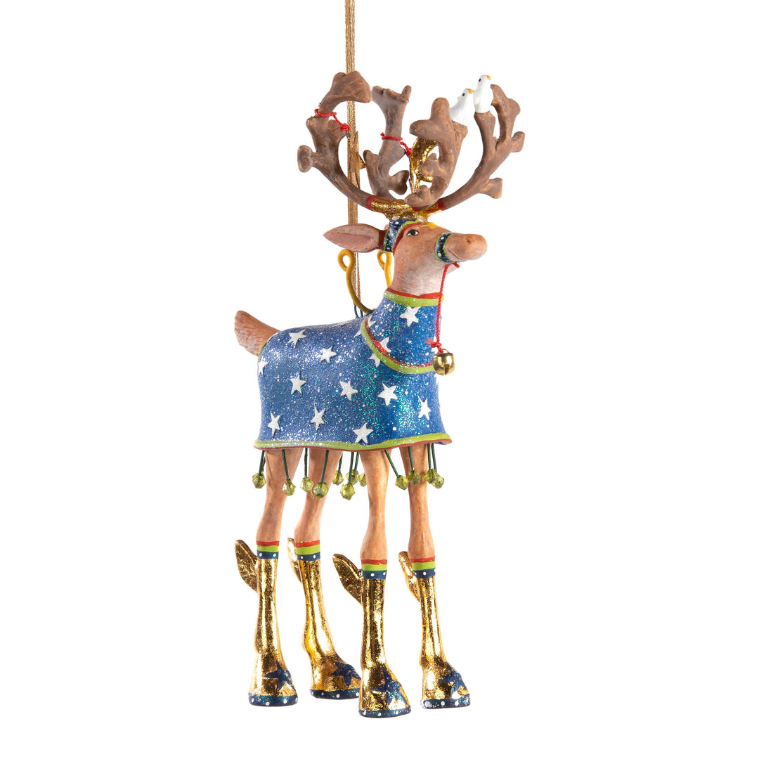 Dash Away Comet Reindeer Ornament by Patience Brewster - Quirks!