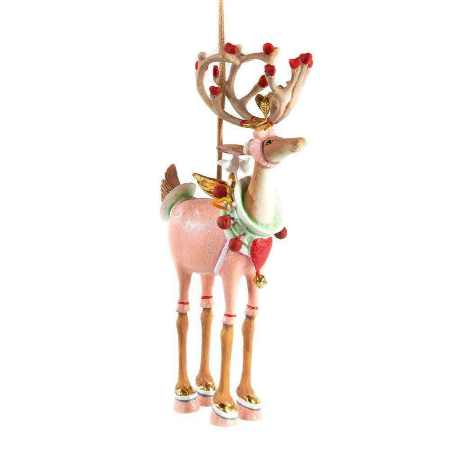 Dash Away Cupid Reindeer Ornament by Patience Brewster - Quirks!