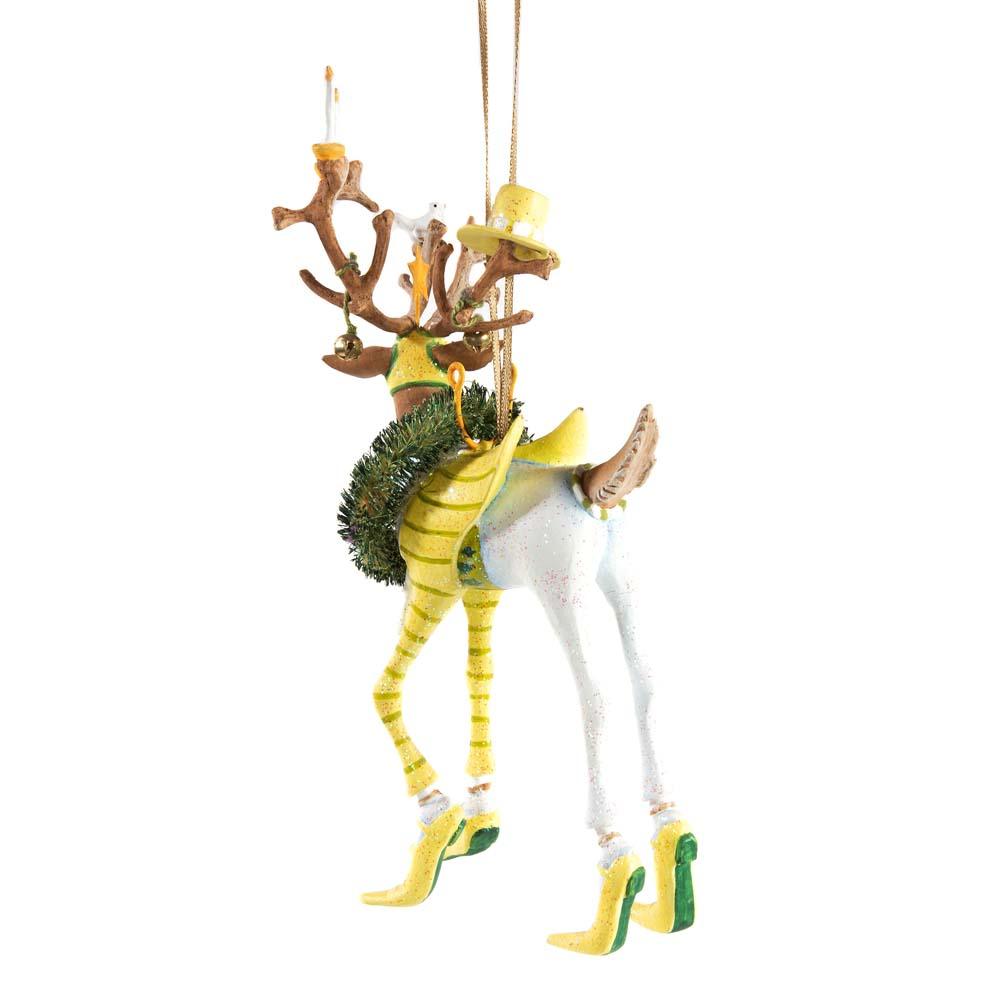 Dash Away Prancer Reindeer Ornament by Patience Brewster - Quirks!