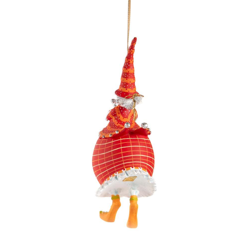 Dash Away Red Mrs. Santa Ornament by Patience Brewster - Quirks!