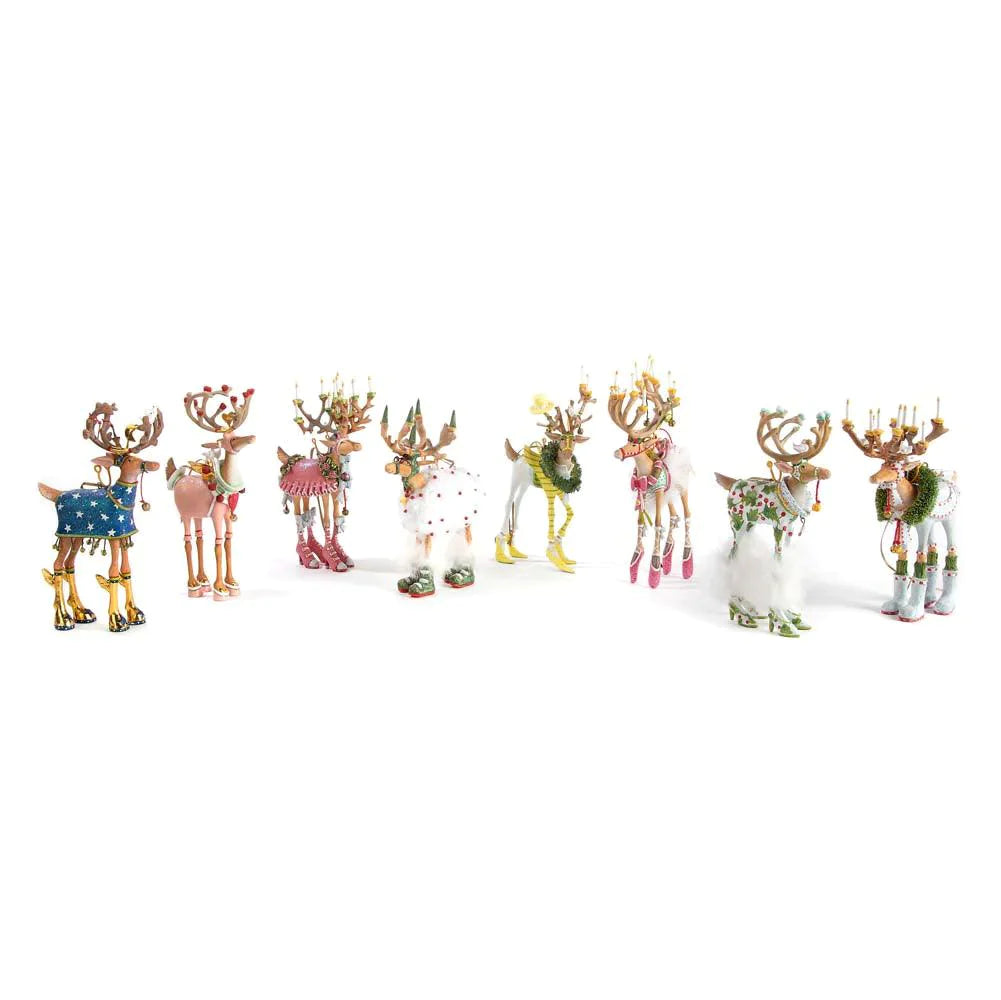 Dash Away Reindeer Ornament Set of 8 by Patience Brewster - Quirks!