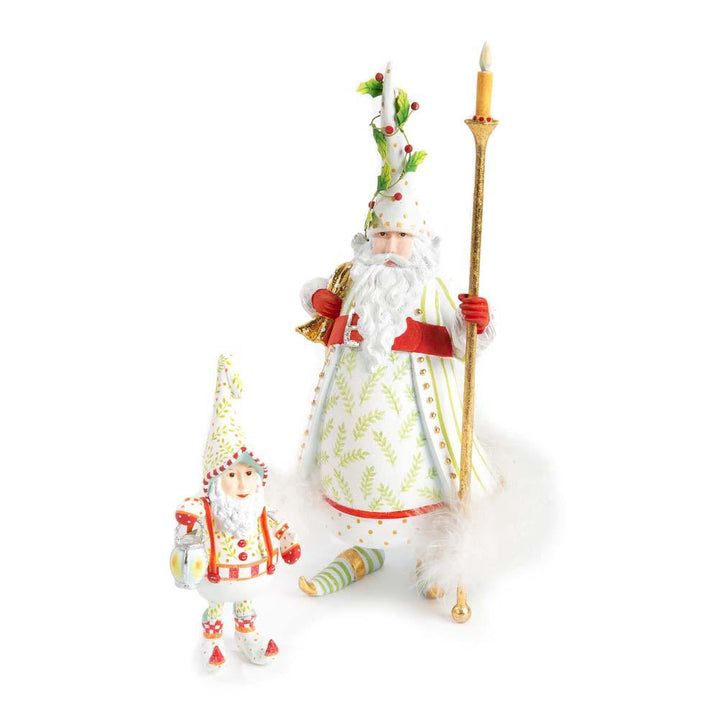 Dash Away Santa's Lantern Elf Ornament by Patience Brewster - Quirks!