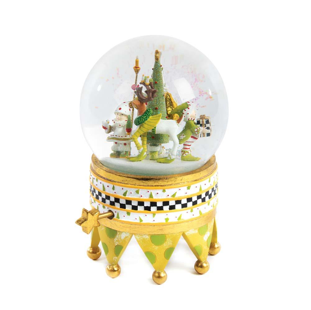 Dash Away Santa Snow Globe by Patience Brewster - Quirks!
