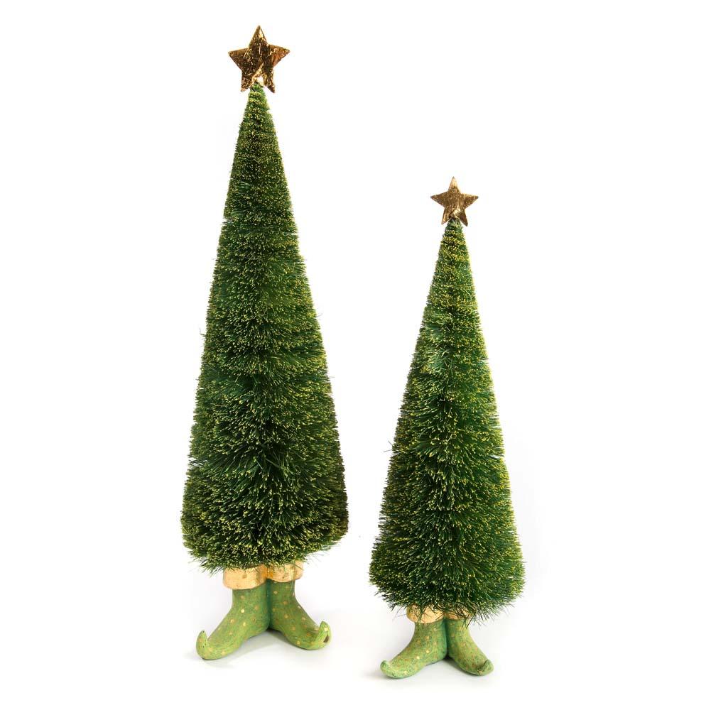 Dash Away Sisal Elf Tree Figures by Patience Brewster - Quirks!