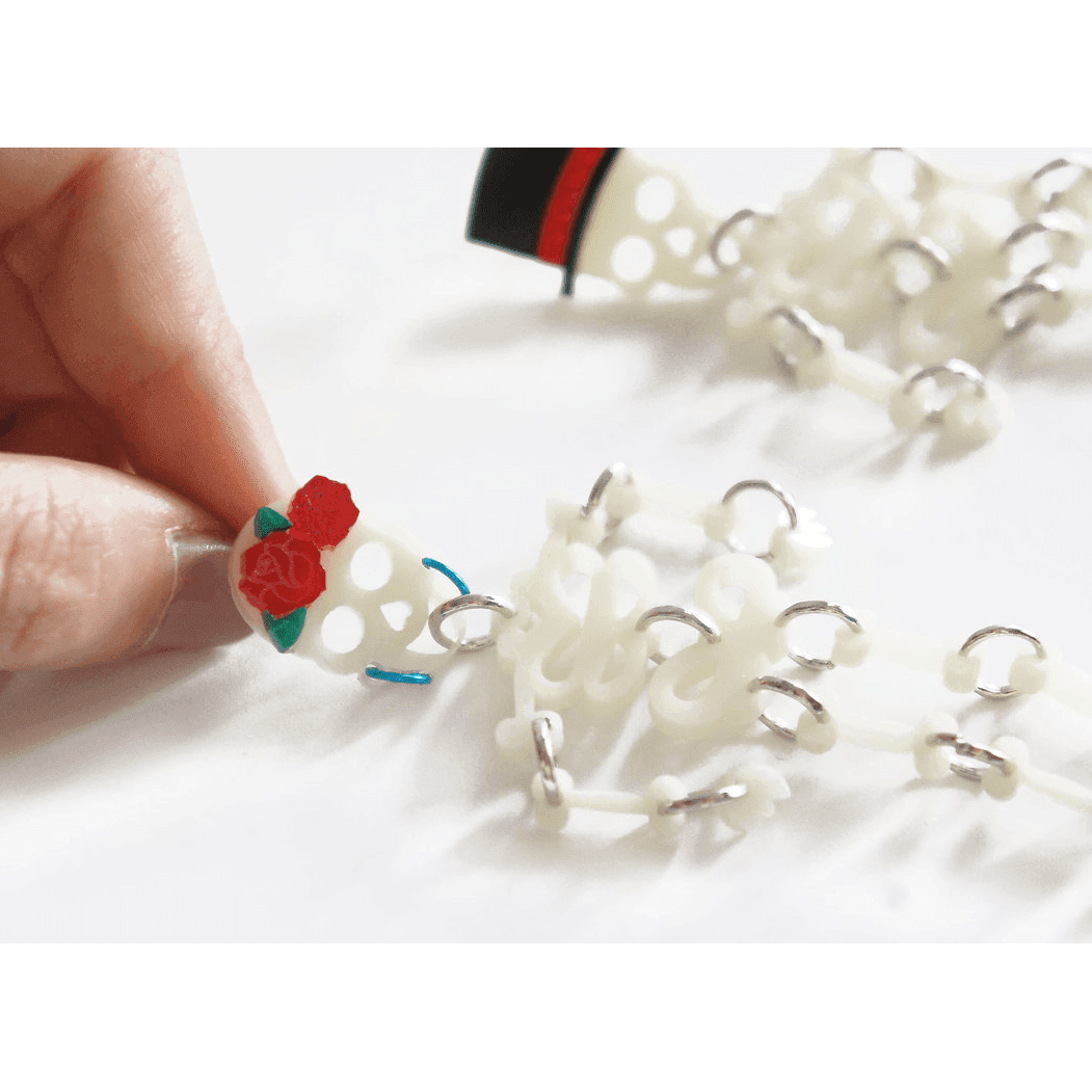 Day of the Dead Skeleton Earrings by Laliblue - Quirks!