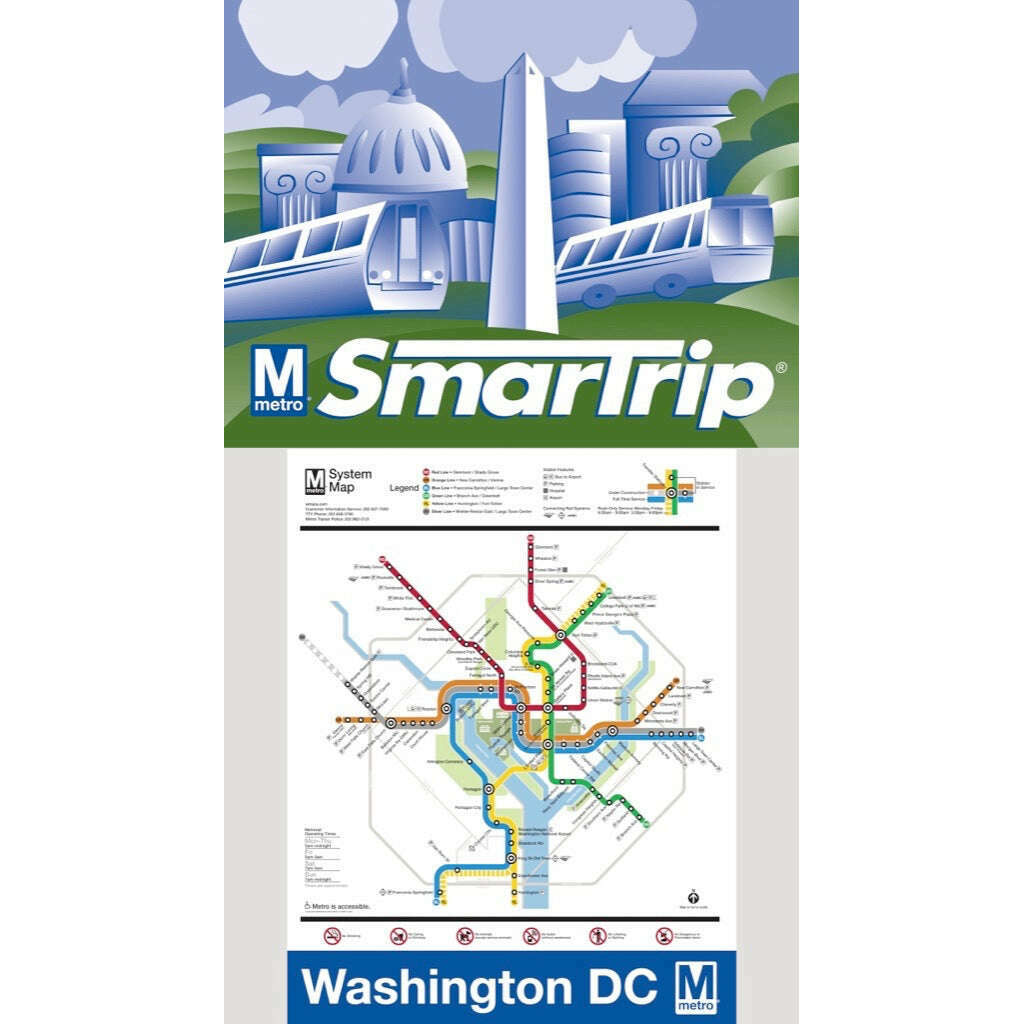 DC Metro Map Mini