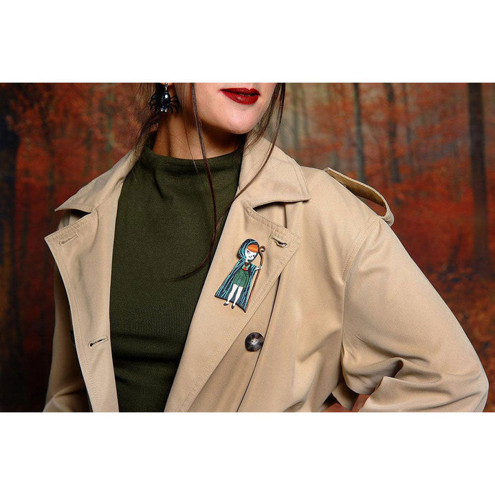 Death Scout Girl Brooch by Laliblue image 1