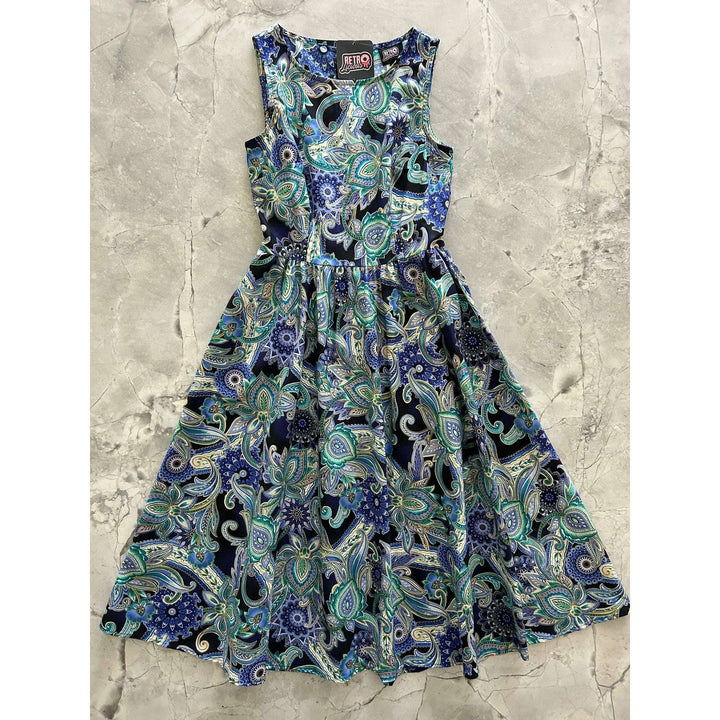 Deco Floral Midi Dress