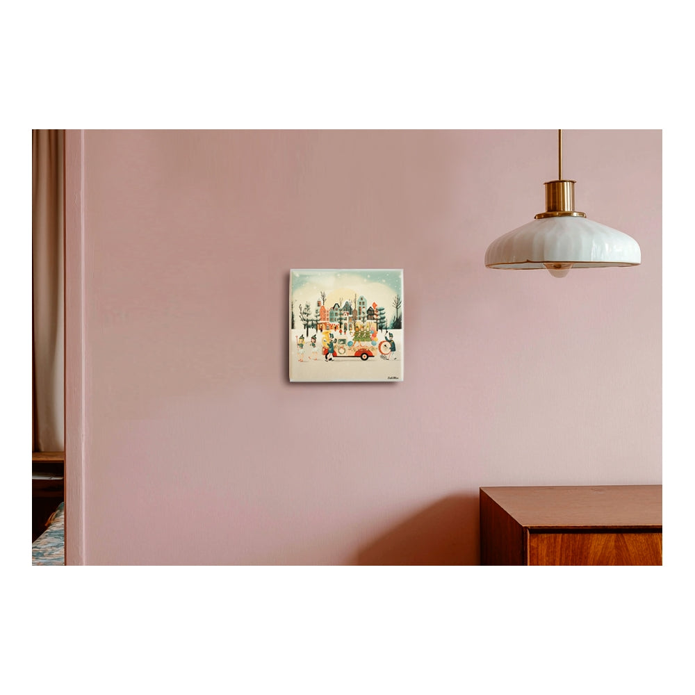 Decorative Tile Christmas Parade by Laliblue 1