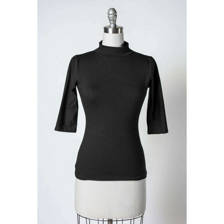 Denise Top 3/4 Sleeve - Black