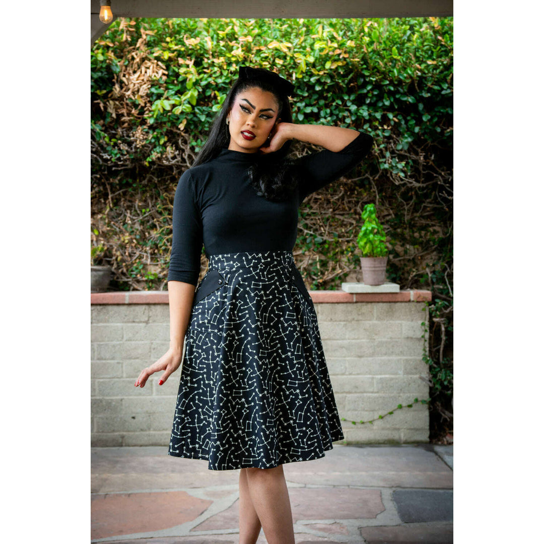 Denise Top 3/4 Sleeve - Black