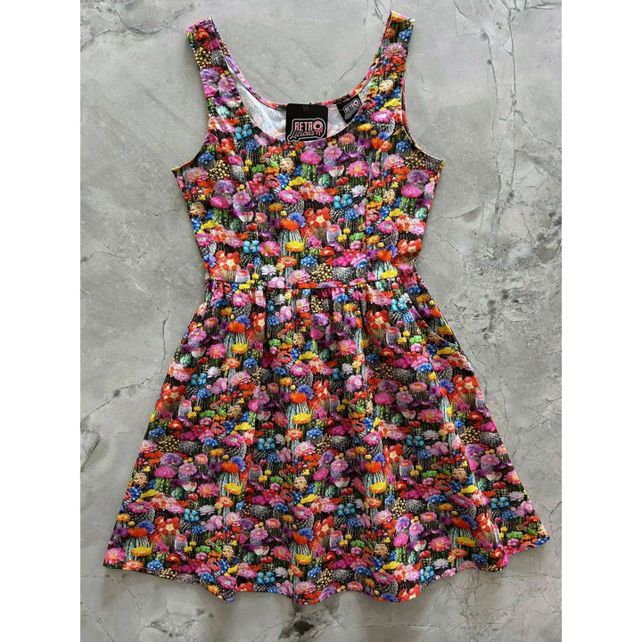 Desert Blooms Shorter Length Fit & Flare Dress