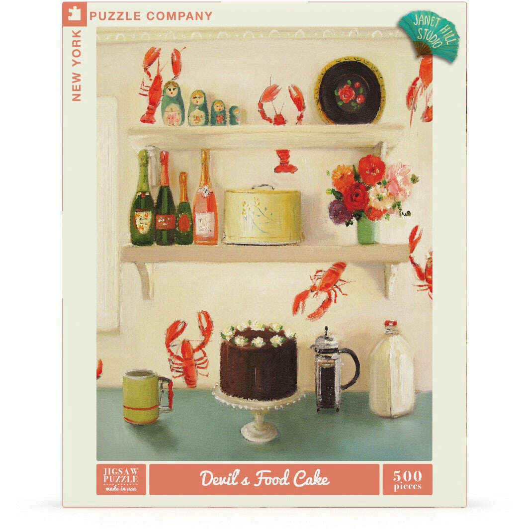 Devil's Food Cake Puzzle Featuring Artwork of Janet Hill