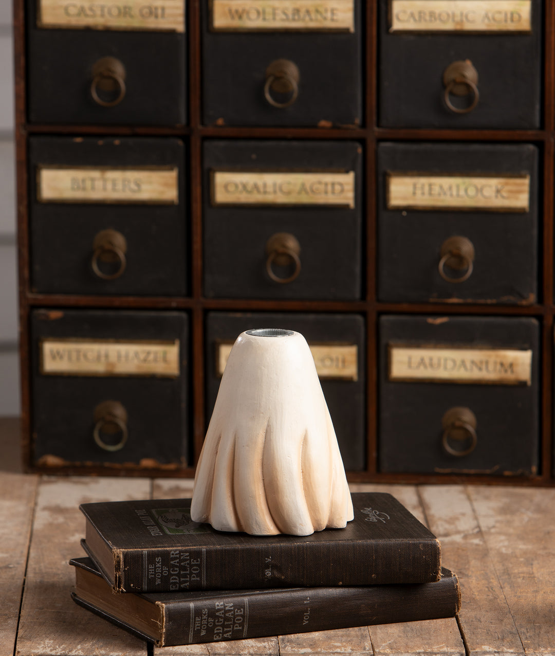 Tall Ghost Candlestick by Bethany Lowe Designs, image 3