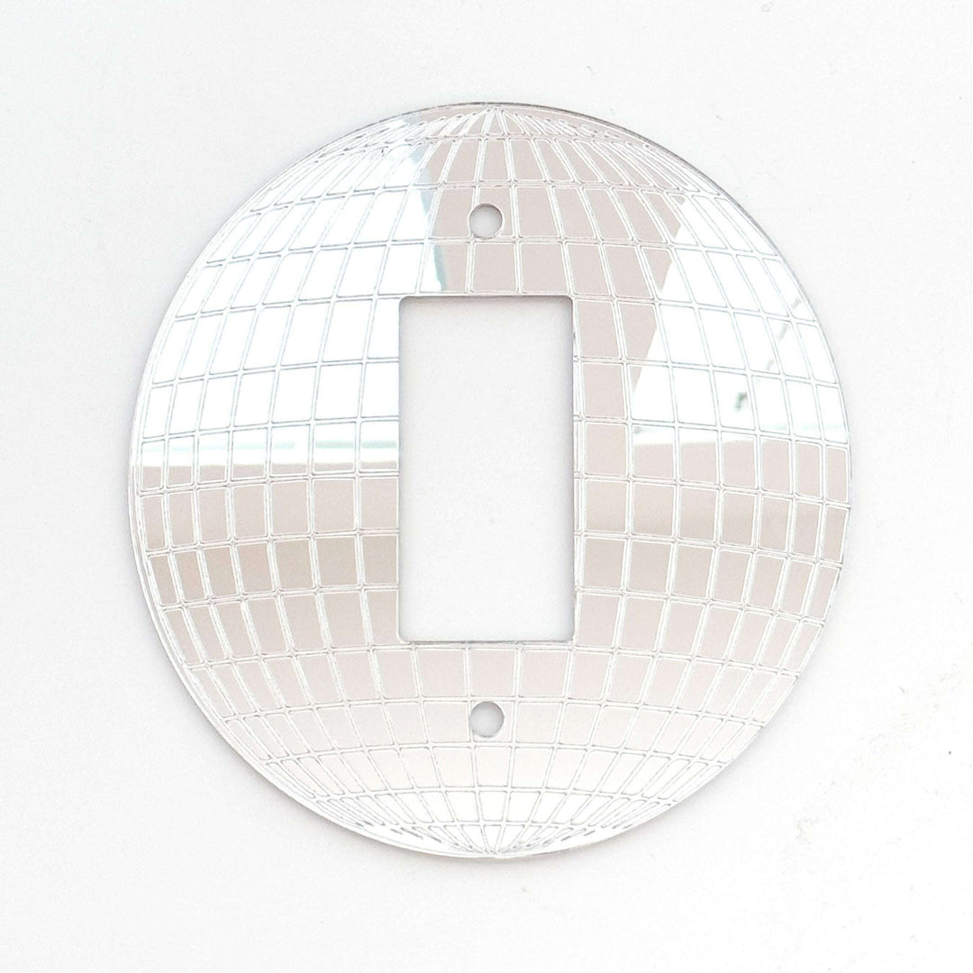 Disco Ball Light Switch Plate