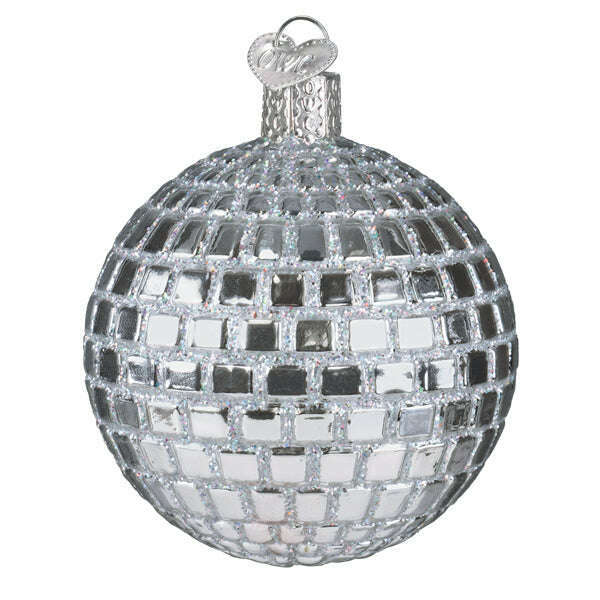Old World Christmas Disco Ball Blown Glass Ornament