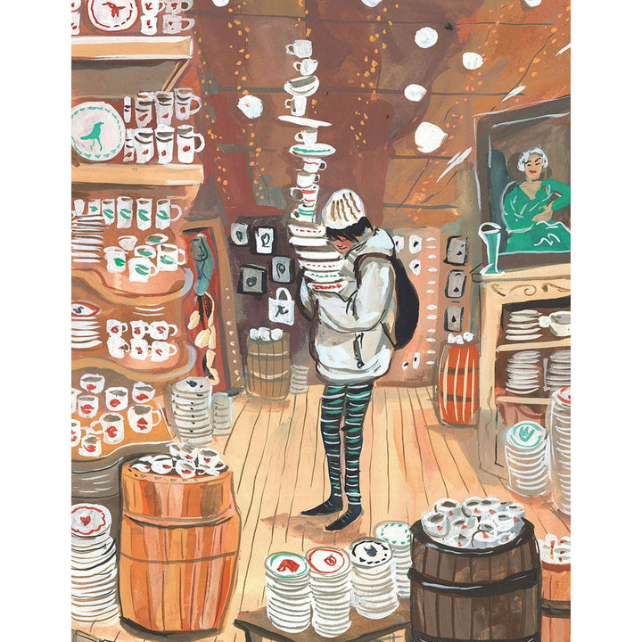 Dish Store Mini Jigsaw Puzzle