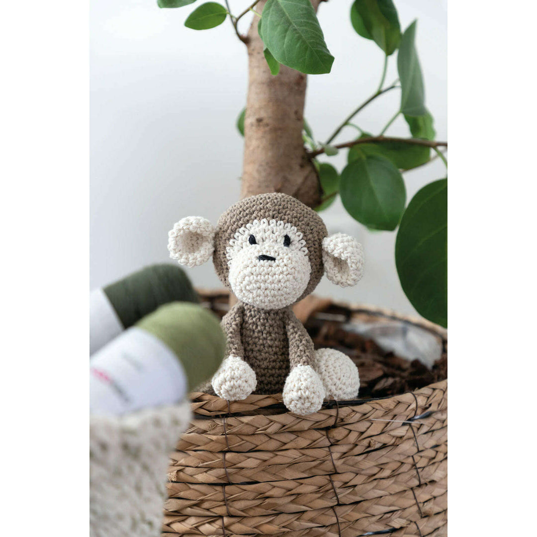 DIY Crochet Kit Monkey Mace - Taupe PAK125