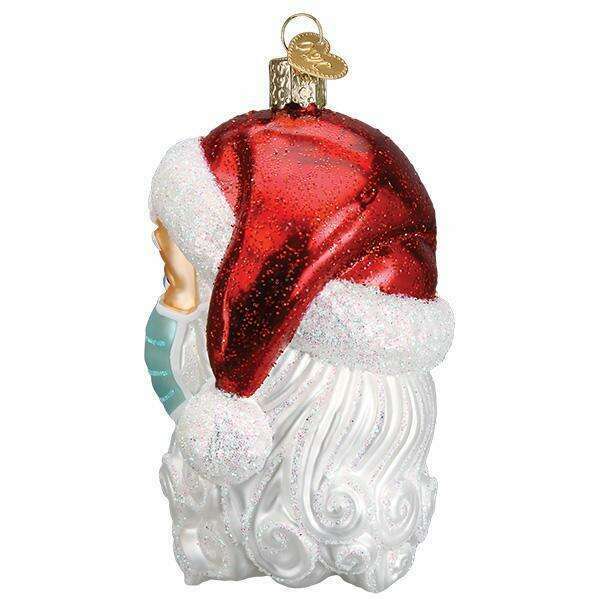 Old World Christmas Doctor Santa Blown Glass Ornament