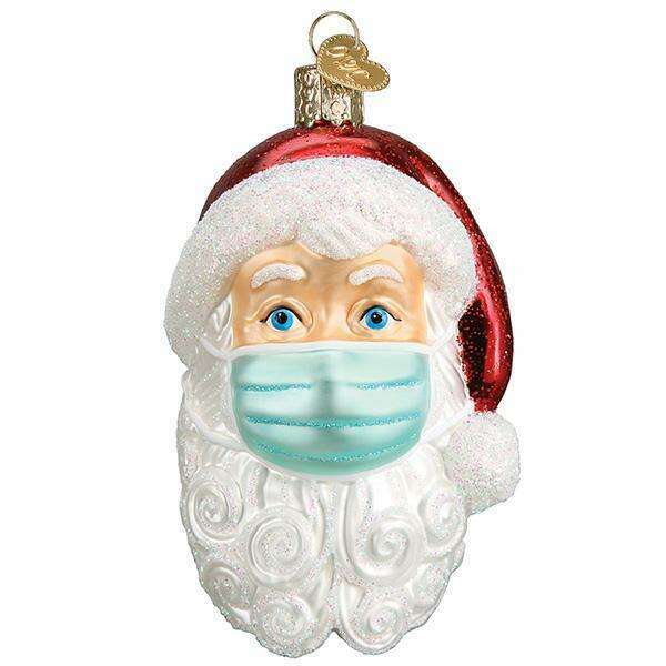 Old World Christmas Doctor Santa Blown Glass Ornament