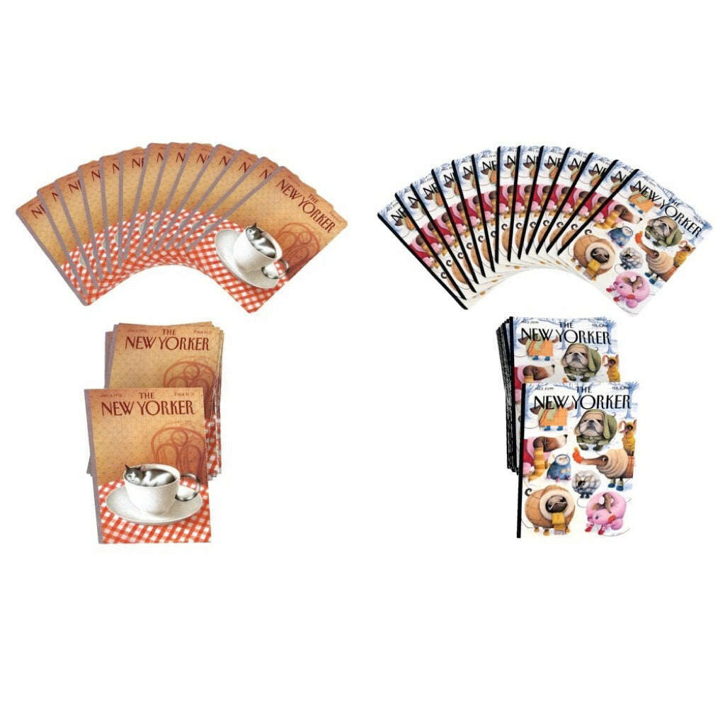 Dog and Cat Cartoons Double Deck Playing Cards