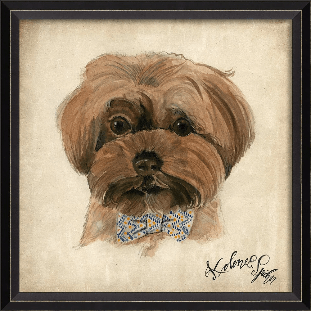 Dog Portrait Bailey Wall Art By Spicher and Company - Quirks!