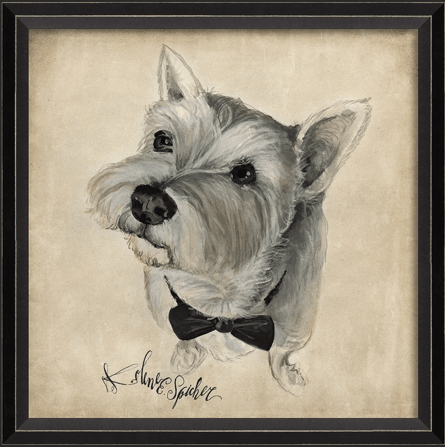 Dog Portrait Charlie Wall Art By Spicher and Company - Quirks!