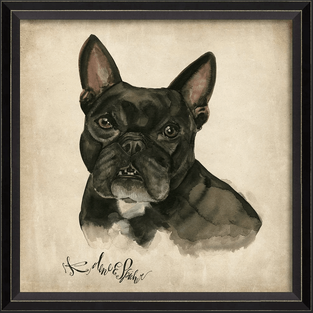 Dog Portrait Cooper Wall Art By Spicher and Company - Quirks!