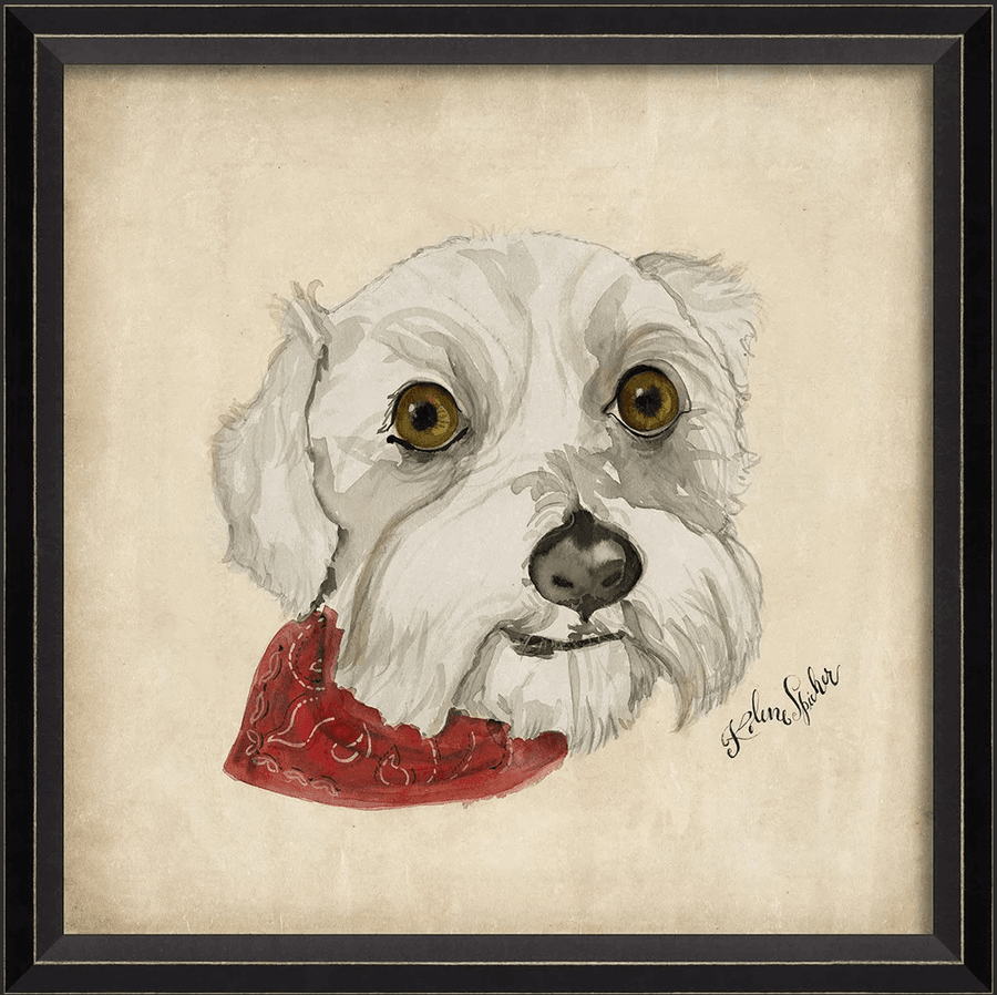 Dog Portrait Isabell Wall Art By Spicher and Company - Quirks!