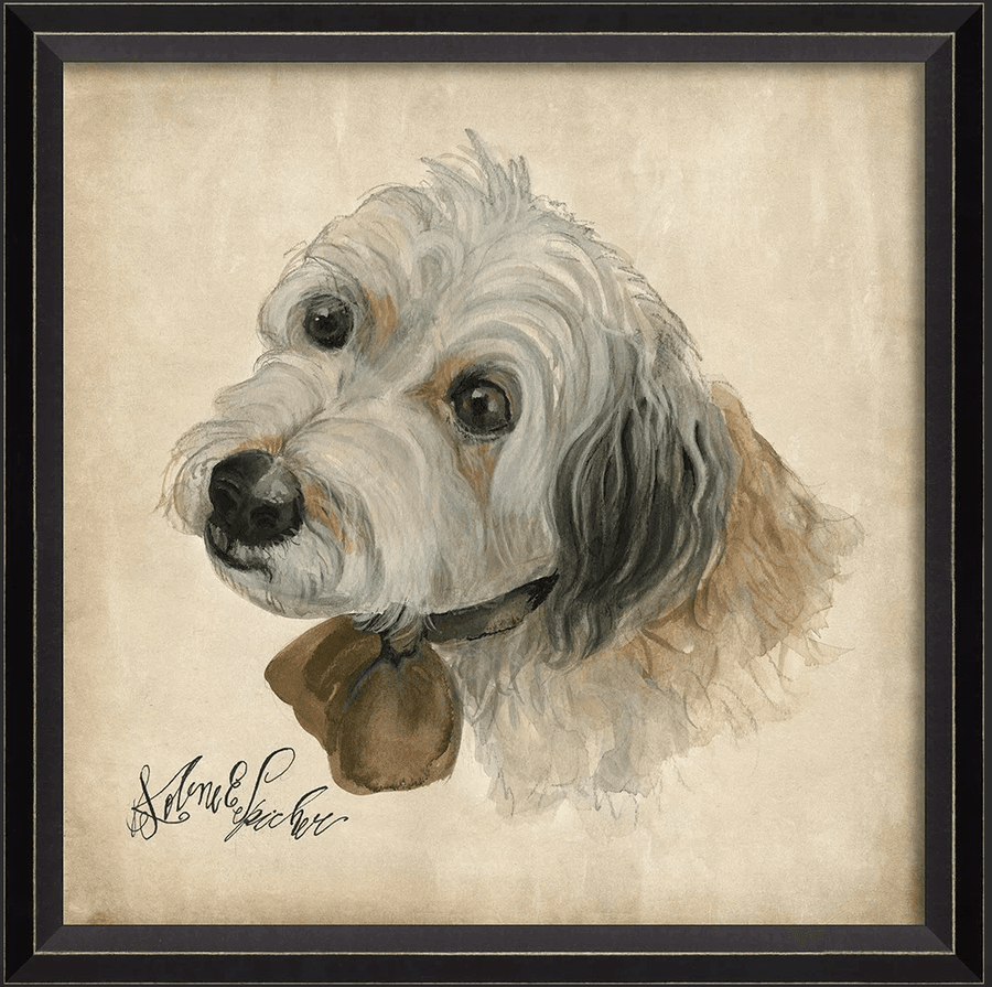 Dog Portrait Murphy Wall Art By Spicher and Company - Quirks!