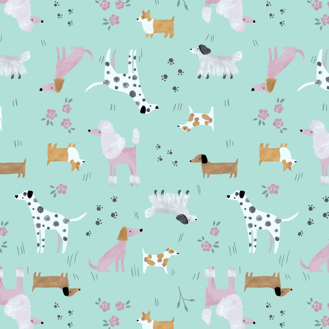 Dogs Skater Skirt