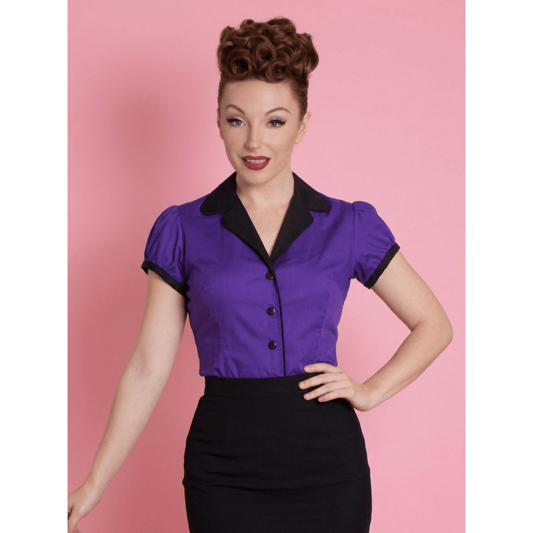 Dolly Blouse - Purple