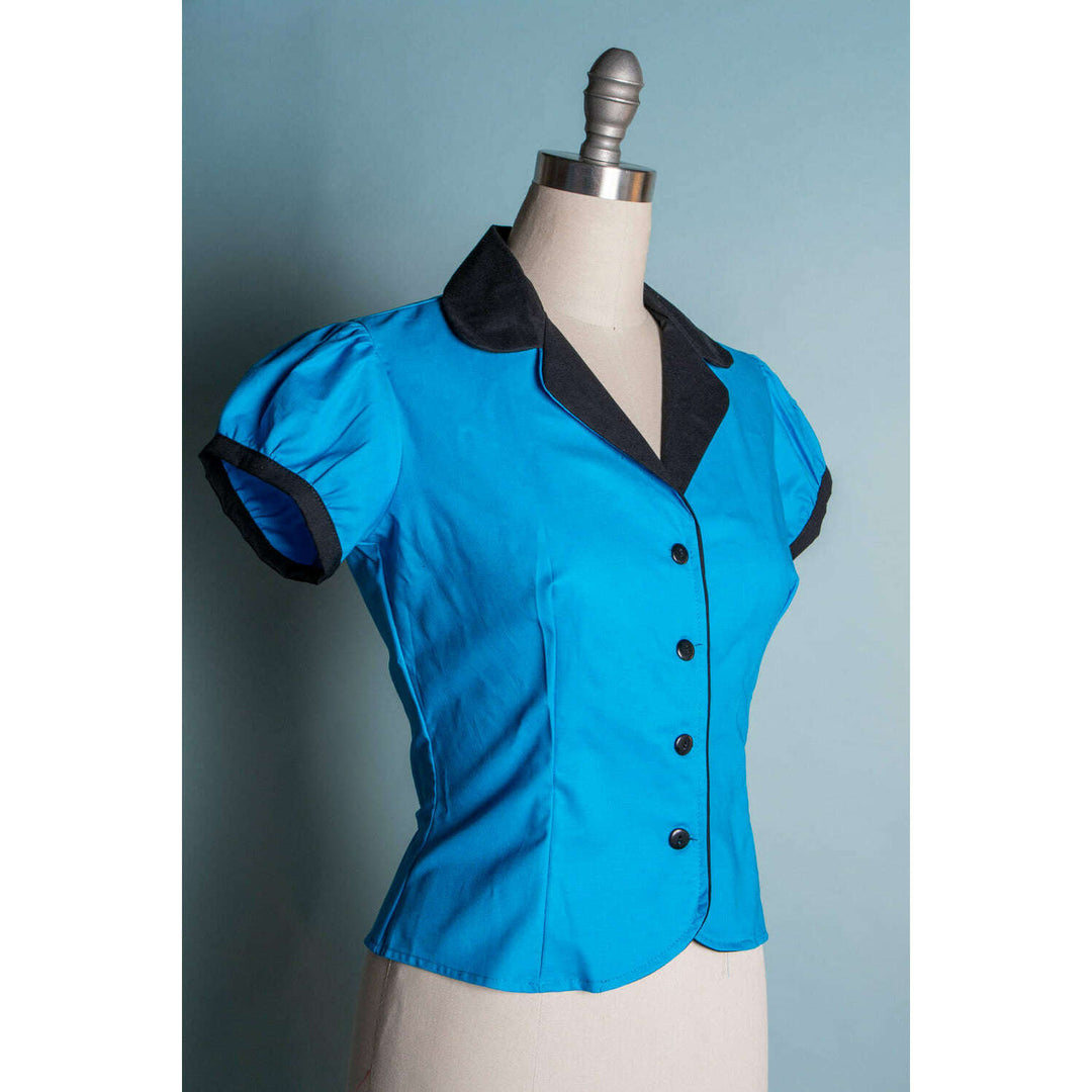 Dolly Blouse - Summer Blue