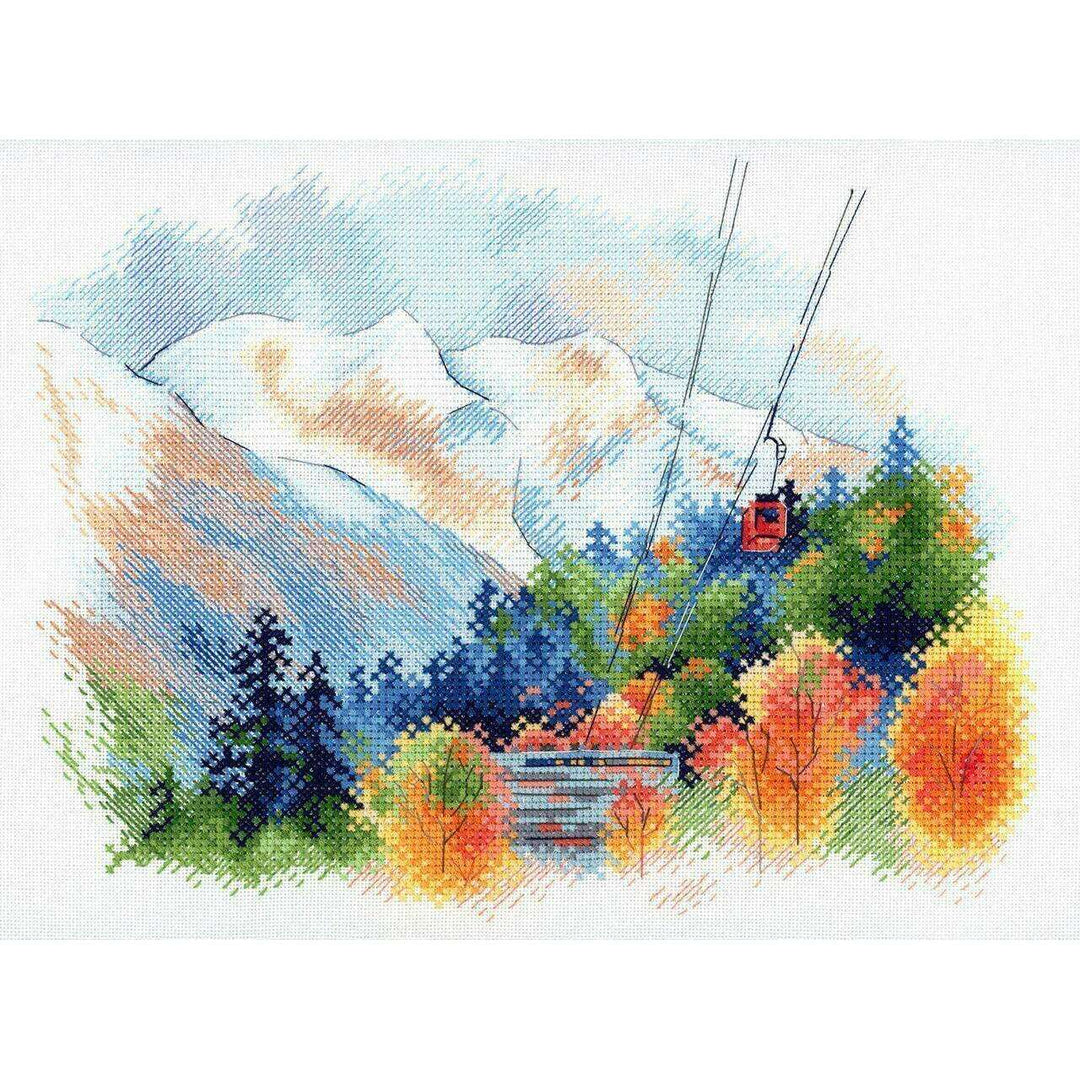 Dombay Mountains A-045 Cross stitch kit