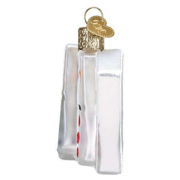 Old World Christmas Dominos Blown Glass Ornament