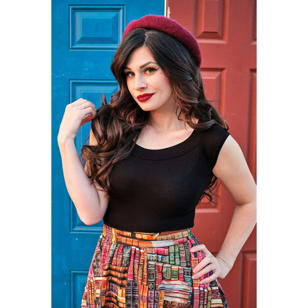 Don't Judge a Book by its Cover A-Line Skirt