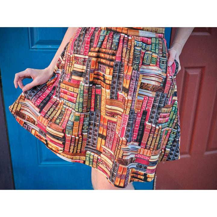 Don't Judge a Book by its Cover A-Line Skirt