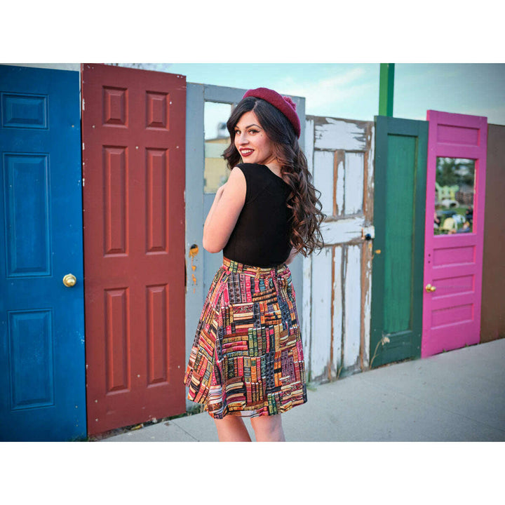 Don't Judge a Book by its Cover A-Line Skirt