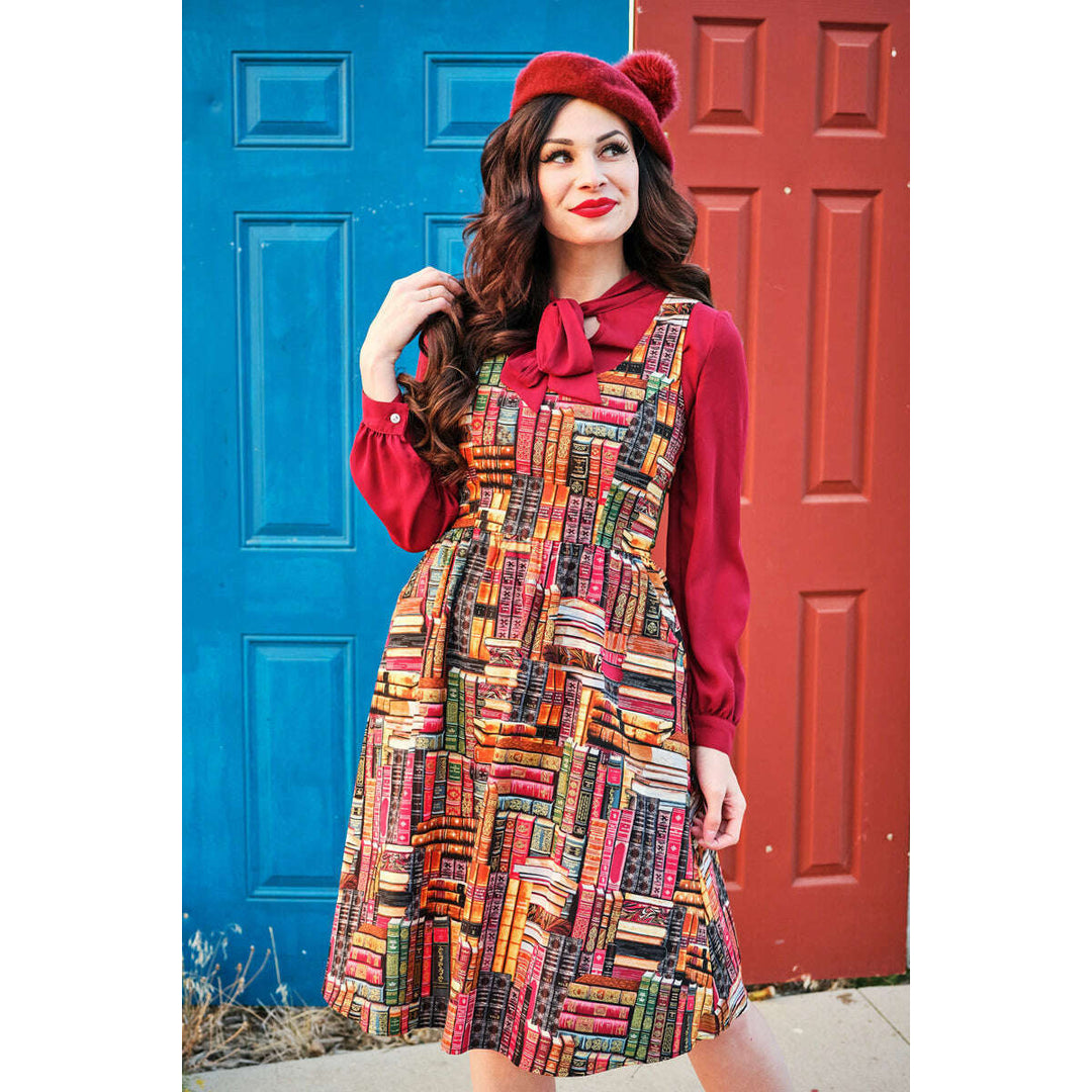 Don't Judge a Book by its Cover Fit & Flare Dress