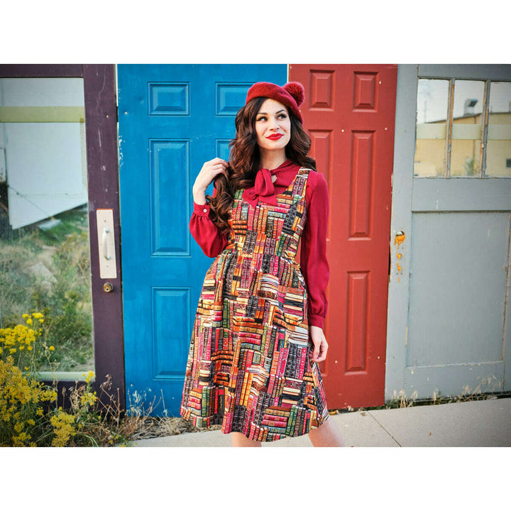 Don't Judge a Book by its Cover Fit & Flare Dress