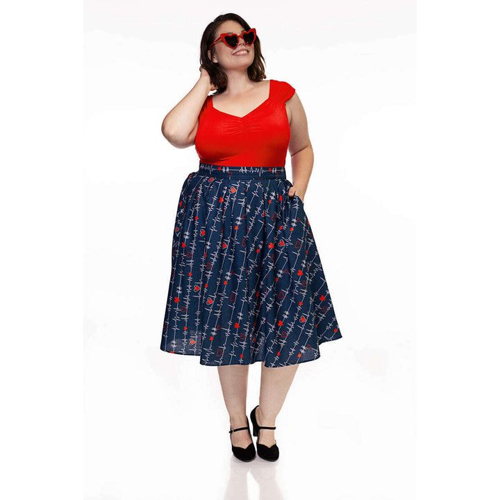 Doris Skirt in Heartbreaker - Small only