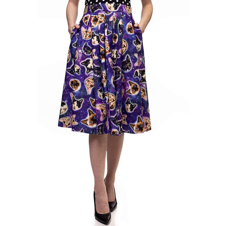 Doris Skirt in Space Cats