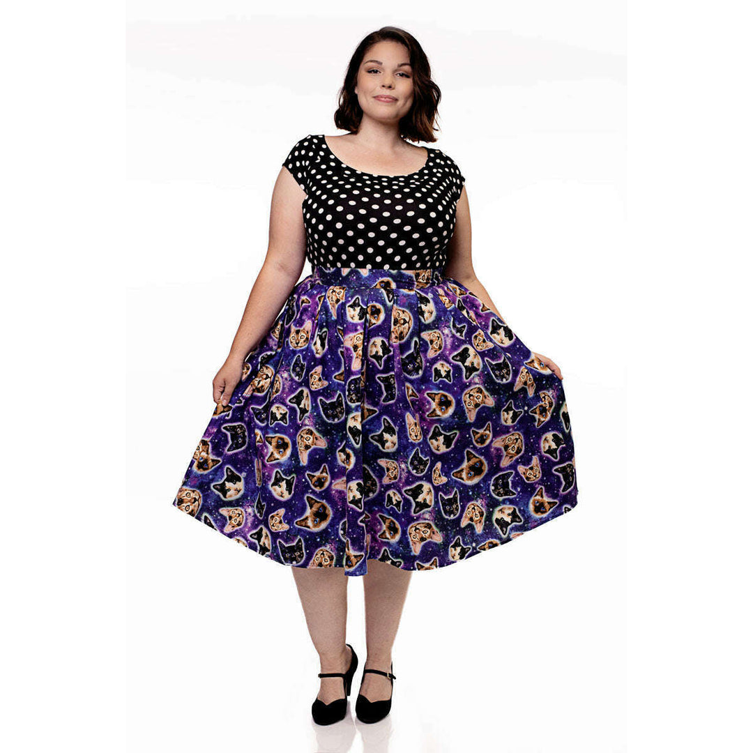 Doris Skirt in Space Cats