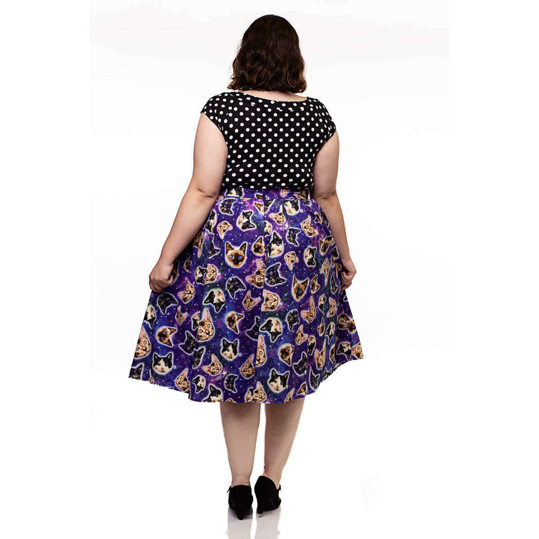 Doris Skirt in Space Cats